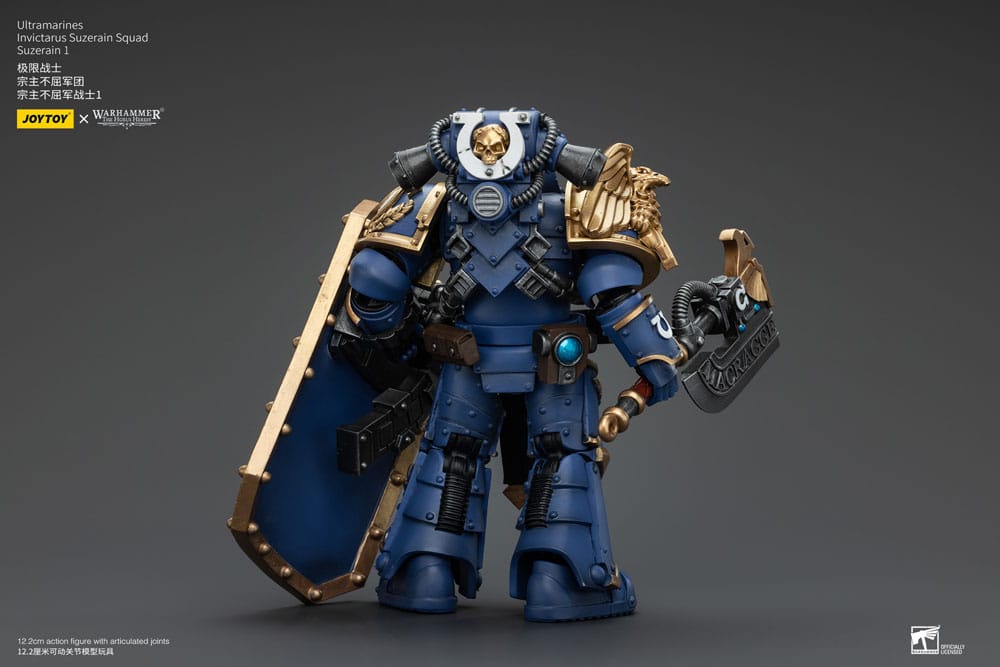Warhammer The Horus Heresy Action Figure 1/18 Ultramarines Invictarus Suzerain Squad Suzerain 1 12 cm - Joy Toy Action Figures