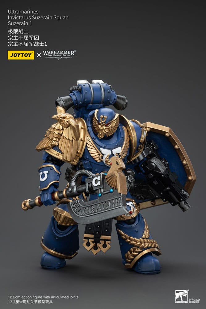 Warhammer The Horus Heresy Action Figure 1/18 Ultramarines Invictarus Suzerain Squad Suzerain 1 12 cm - Joy Toy Action Figures