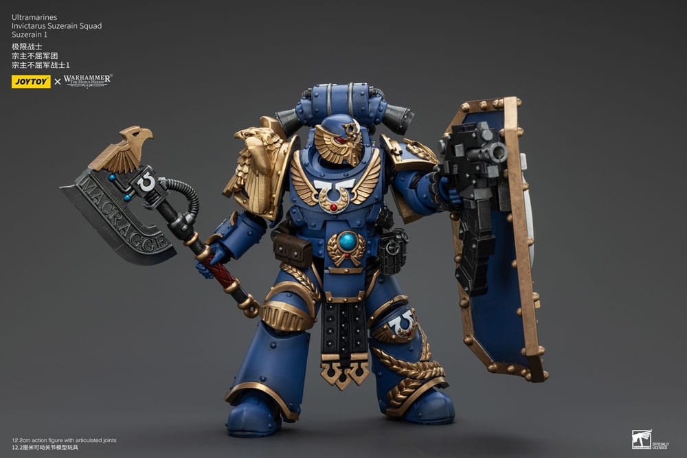 Warhammer The Horus Heresy Action Figure 1/18 Ultramarines Invictarus Suzerain Squad Suzerain 1 12 cm - Joy Toy Action Figures