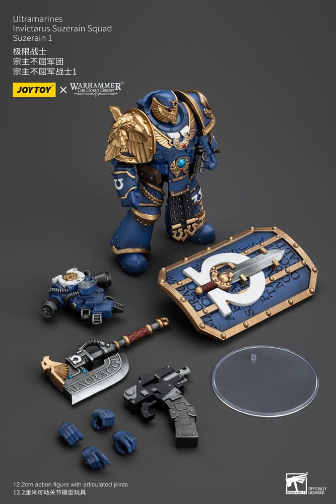 Warhammer The Horus Heresy Action Figure 1/18 Ultramarines Invictarus Suzerain Squad Suzerain 1 12 cm - Joy Toy Action Figures