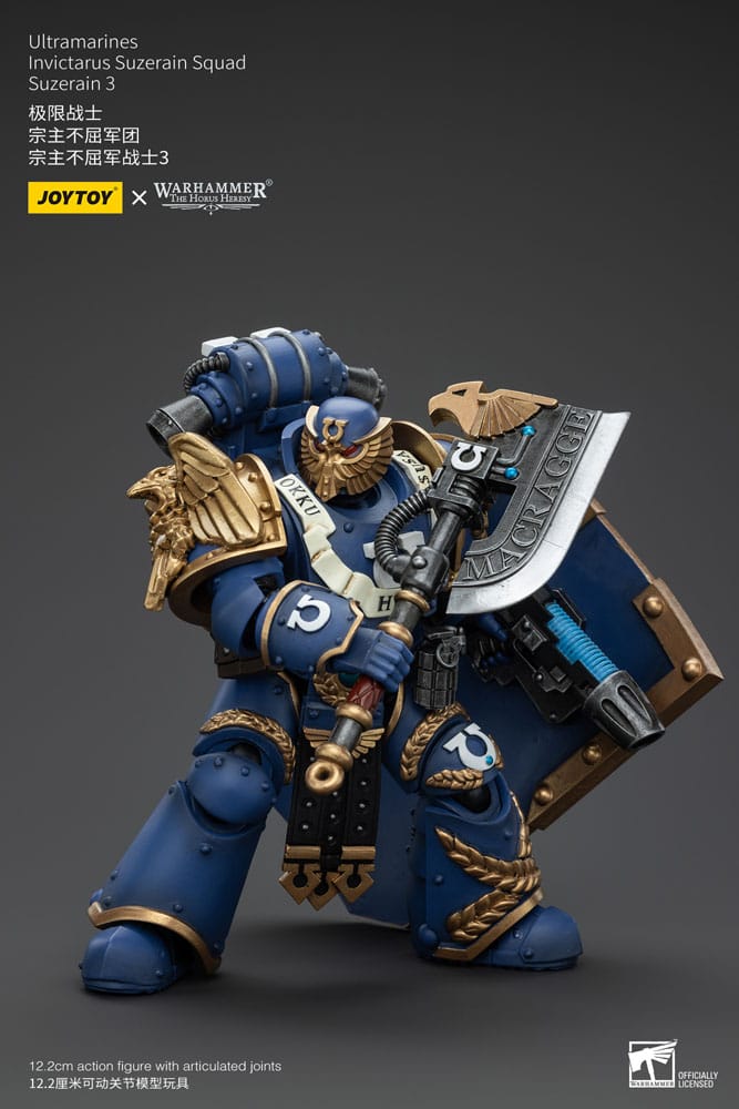 Warhammer The Horus Heresy Action Figure 1/18 Ultramarines Invictarus Suzerain Squad Suzerain 3 12 cm - Joy Toy Action Figures