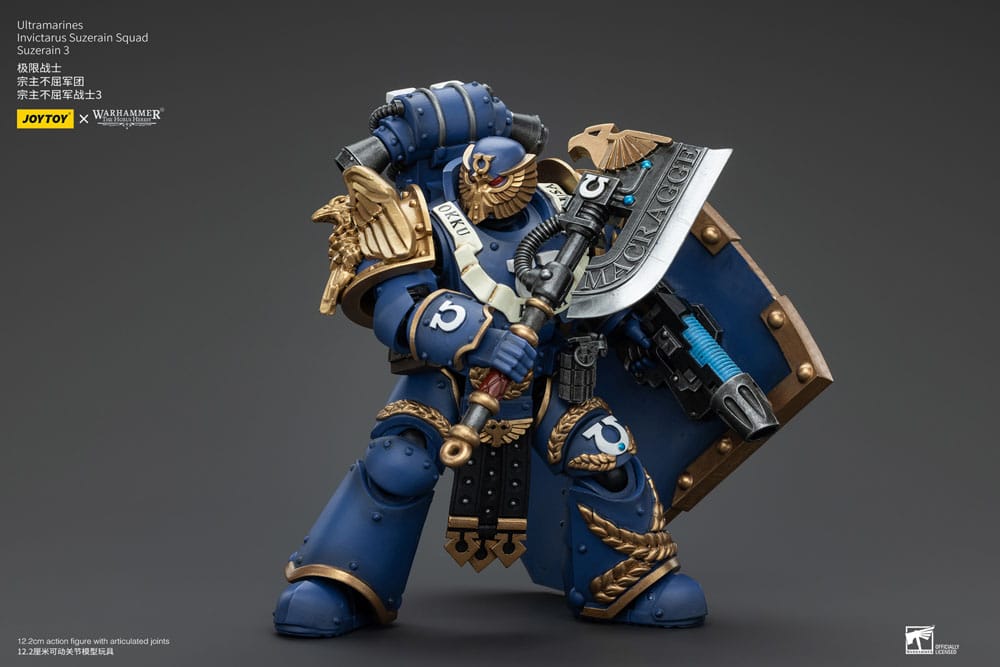 Warhammer The Horus Heresy Action Figure 1/18 Ultramarines Invictarus Suzerain Squad Suzerain 3 12 cm - Joy Toy Action Figures