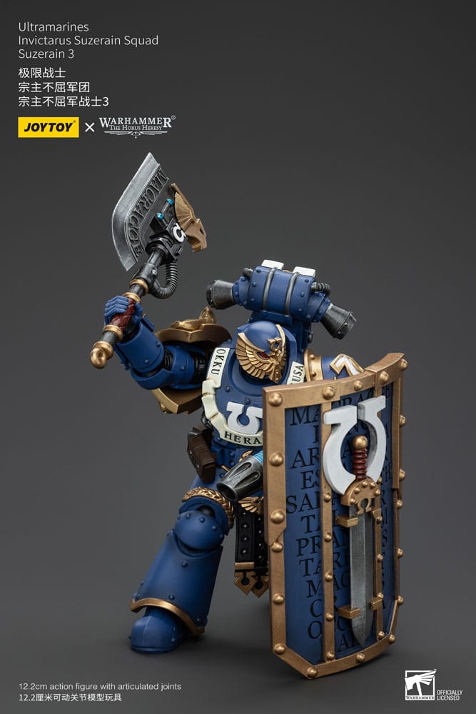 Warhammer The Horus Heresy Action Figure 1/18 Ultramarines Invictarus Suzerain Squad Suzerain 3 12 cm - Joy Toy Action Figures
