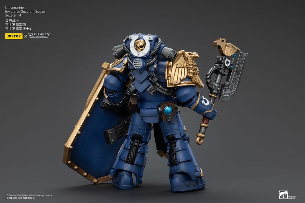 Warhammer The Horus Heresy Action Figure 1/18 Ultramarines Invictarus Suzerain Squad Suzerain 4 12 cm - Joy Toy Action Figures