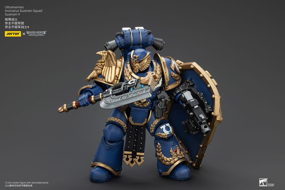 Warhammer The Horus Heresy Action Figure 1/18 Ultramarines Invictarus Suzerain Squad Suzerain 4 12 cm - Joy Toy Action Figures