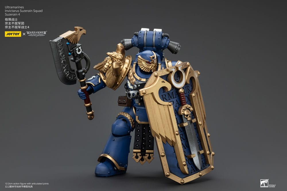 Warhammer The Horus Heresy Action Figure 1/18 Ultramarines Invictarus Suzerain Squad Suzerain 4 12 cm - Joy Toy Action Figures