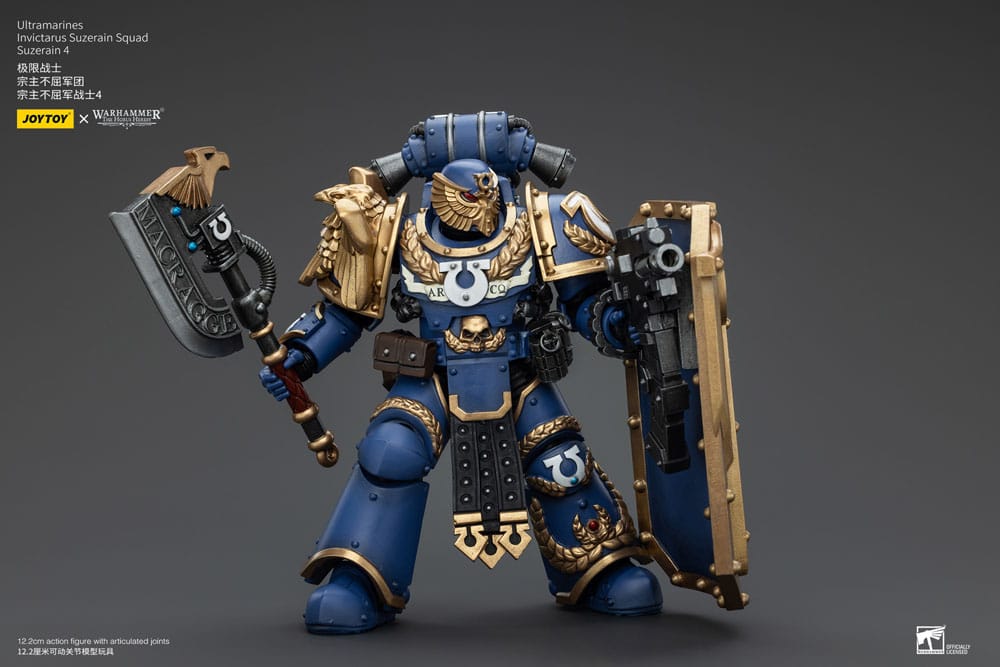 Warhammer The Horus Heresy Action Figure 1/18 Ultramarines Invictarus Suzerain Squad Suzerain 4 12 cm - Joy Toy Action Figures