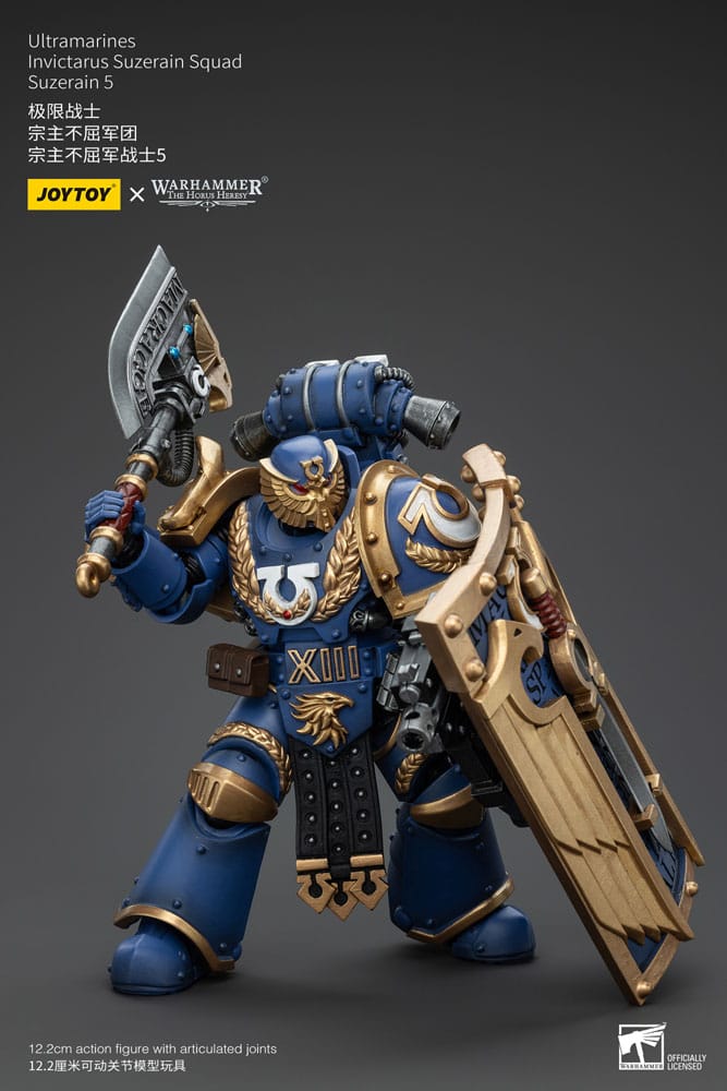 Warhammer The Horus Heresy Action Figure 1/18 Ultramarines Invictarus Suzerain Squad Suzerain 5 12 cm - Joy Toy Action Figures