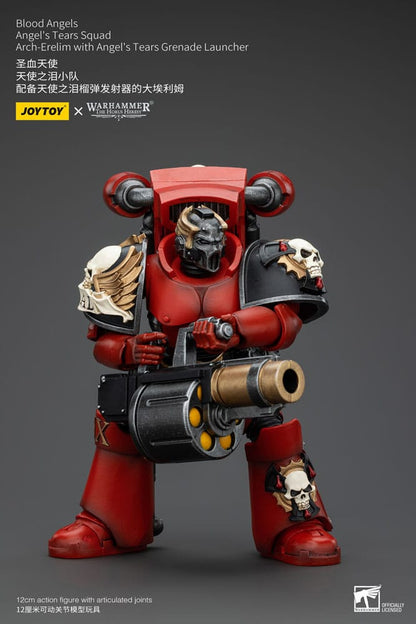 Warhammer The Horus Heresy Action Figure 1/18 Blood Angels Angel's Tears Squad Arch-Erelim with Angel's Tears Grenade Launcher - Joy Toy Action figures