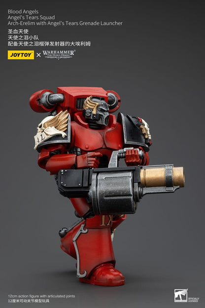 Warhammer The Horus Heresy Action Figure 1/18 Blood Angels Angel's Tears Squad Arch-Erelim with Angel's Tears Grenade Launcher - Joy Toy Action figures