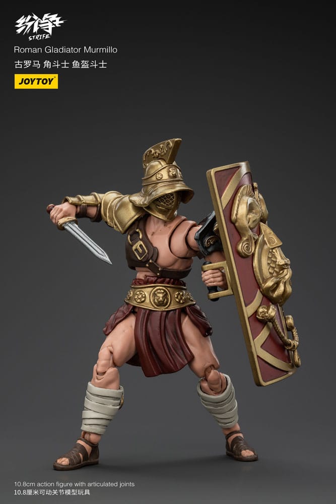 Strife Action Figure 1/18 Roman Gladiator Murmillo 11 cm - Joy Toy (CN) Action Figures
