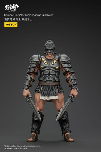 Strife Action Figure 1/18 Roman Gladiator Dimachaerus Gladiator 11 cm - Joy Toy (CN) Action Figures