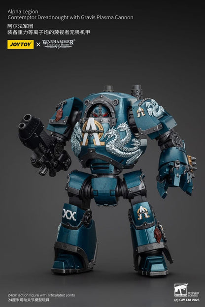 Warhammer The Horus Heresy Action Figure Alpha Legion Contemptor Dreadnought with Gravis Plasma Cannon 25 cm - Joy Toy Action figures