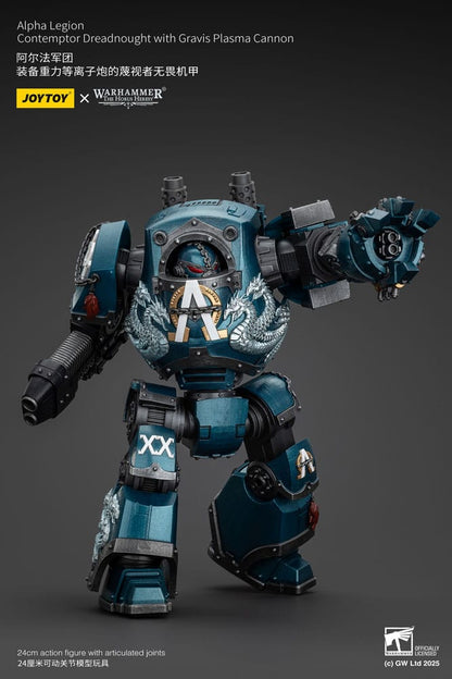Warhammer The Horus Heresy Action Figure Alpha Legion Contemptor Dreadnought with Gravis Plasma Cannon 25 cm - Joy Toy Action figures