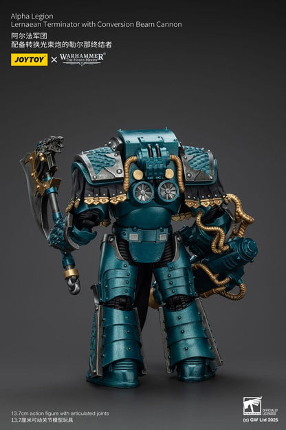 Warhammer The Horus Heresy Action Figure Alpha Legion Lernaean Terminator with Conversion Beam Cannon 20 cm - Joy Toy Action Figures