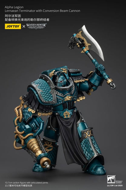 Warhammer The Horus Heresy Action Figure Alpha Legion Lernaean Terminator with Conversion Beam Cannon 20 cm - Joy Toy Action Figures
