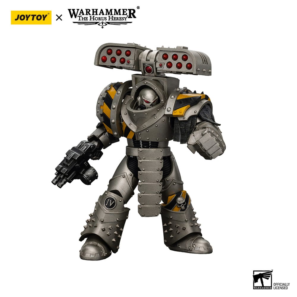 Warhammer The Horus Heresy Action Figure 1/18 lron Warriors Tyrant Siege Terminator with Rocket launcher 14 cm - Joy Toy Action Figures