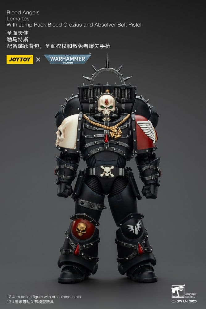 Warhammer 40,000 Action Figure Blood Angels Lemartes 12 cm - Joy Toy Action Figures