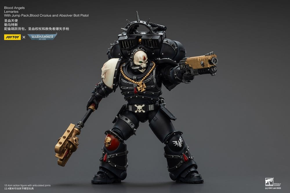 Warhammer 40,000 Action Figure Blood Angels Lemartes 12 cm - Joy Toy Action Figures