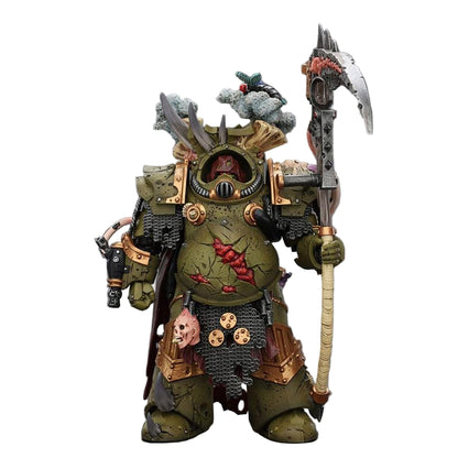 Warhammer 40k: Death Guard: Deathshroud Terminator (Ver. 1) with Manreaper and Plaguespurter Gauntlet: Action Figure