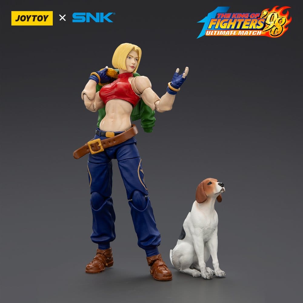 The King of Fighters '98 Ultimate Match Action Figure Blue Mary 11 cm - Joy Toy Action Figures