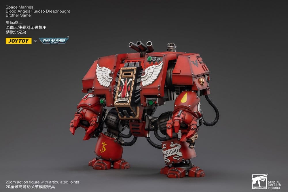 Warhammer 40,000 Action Figure Blood Angels Furioso Dreadnought Brother Samel 20 cm - Joy Toy Action Figures
