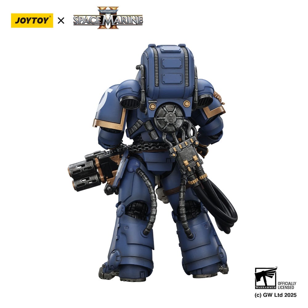 Warhammer 40,000: Space Marine 2 Action Figure Ultramarines Heavy Artificer Armor with Relic Multi-Melta - Joy Toy Action figures