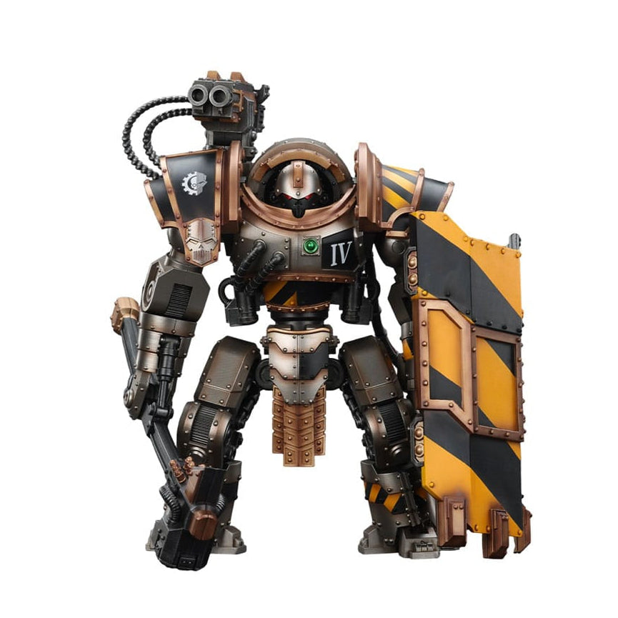Warhammer The Horus Heresy Action Figure Iron Warriors Iron Circle Domitar-Ferrum Class Battle-automata with Karceri Battle Shield - Joy Toy Action figures