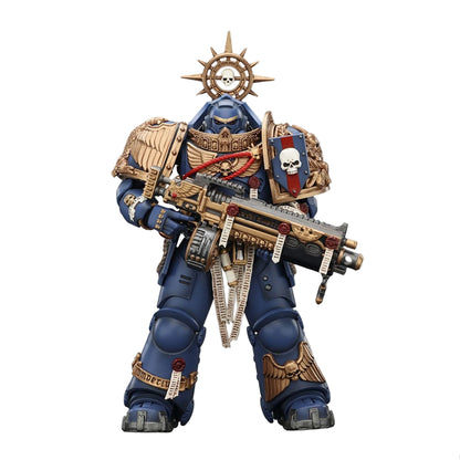 Warhammer 40,000: Space Marine 2 Action Figure Ultramarines Heavy Relic Primus Armor with Heavy Relic Bolt Rifle - Joy Toy Action figures