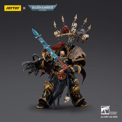 Warhammer 40,000 Action Figure Black Legion Abaddon the Despoiler with Drach'nyen and the Talo 16 cm - Joy Toy (CN) Action Figures