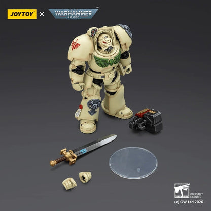 Warhammer 40,000 Action Figure Dark Angels Deathwing Terminator 1 with Power Sword and Storm Bolter 14 cm - Joy Toy Action Figures