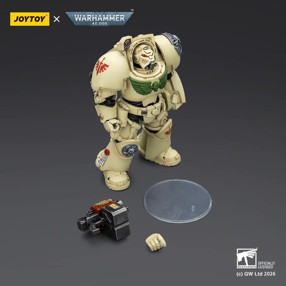 Warhammer 40,000 Action Figure Dark Angels Deathwing Terminator 2 with Power Fist and Storm Bolter 14 cm - Joy Toy Action Figures