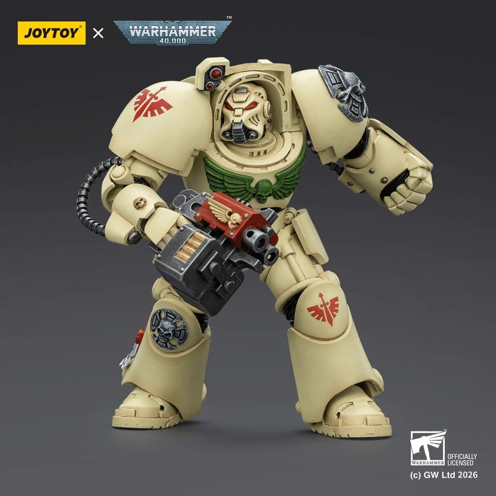 Warhammer 40,000 Action Figure Dark Angels Deathwing Terminator 2 with Power Fist and Storm Bolter 14 cm - Joy Toy Action Figures