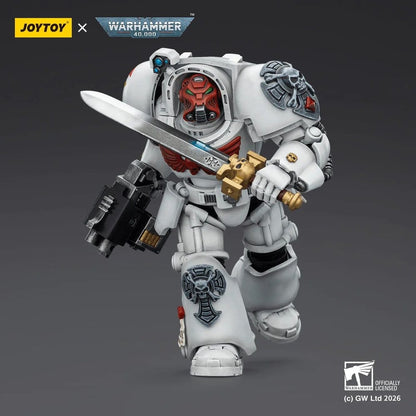 Warhammer 40,000 Action Figure White Scars Terminator 1 with Power Sword and Storm Bolter 14 cm - Joy Toy Action Figures