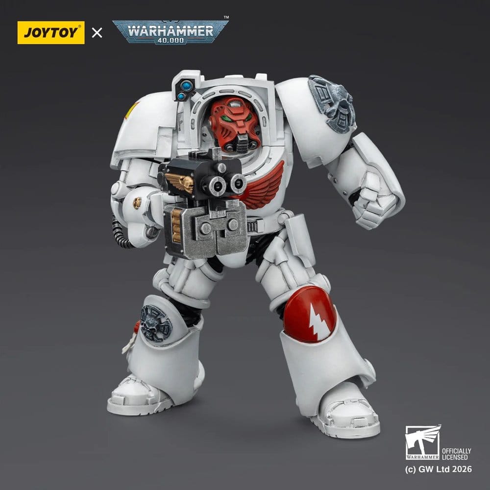 Warhammer 40,000 Action Figure White Scars Terminator 2 with Power Fist and Storm Bolter 14 cm - Joy Toy Action Figures