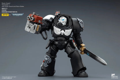 Warhammer 40,000 Action Figure Raven Guard Terminator 1 with Power Sword and Storm Bolter 14 cm - Joy Toy Action Figures
