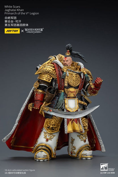 Warhammer The Horus Heresy Action Figure White Scars Jaghatai Khan Primarch of the Vth Legion 19 cm