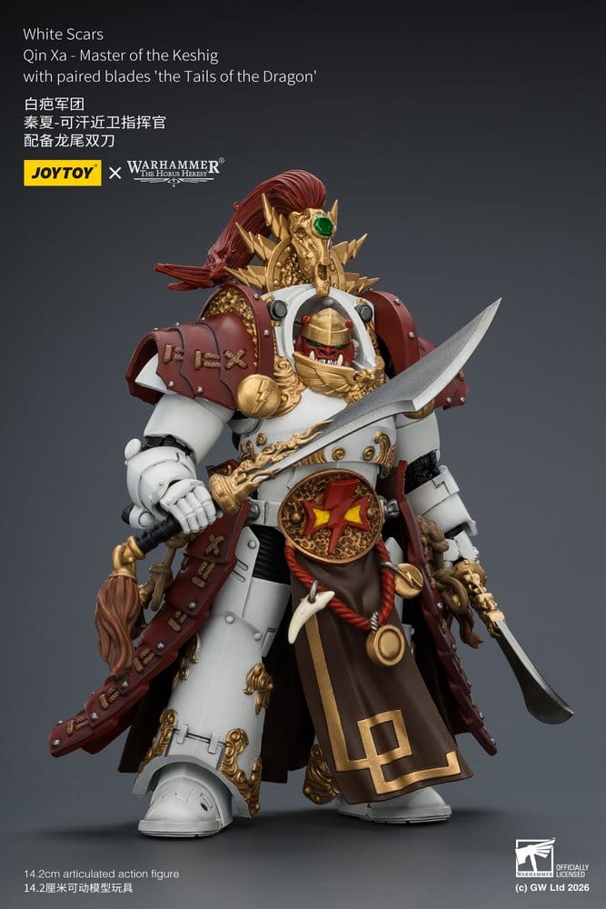 Warhammer The Horus Heresy Action Figure White Scars Qin Xa - Master of the Keshig 14 cm - Joy Toy Action Figures