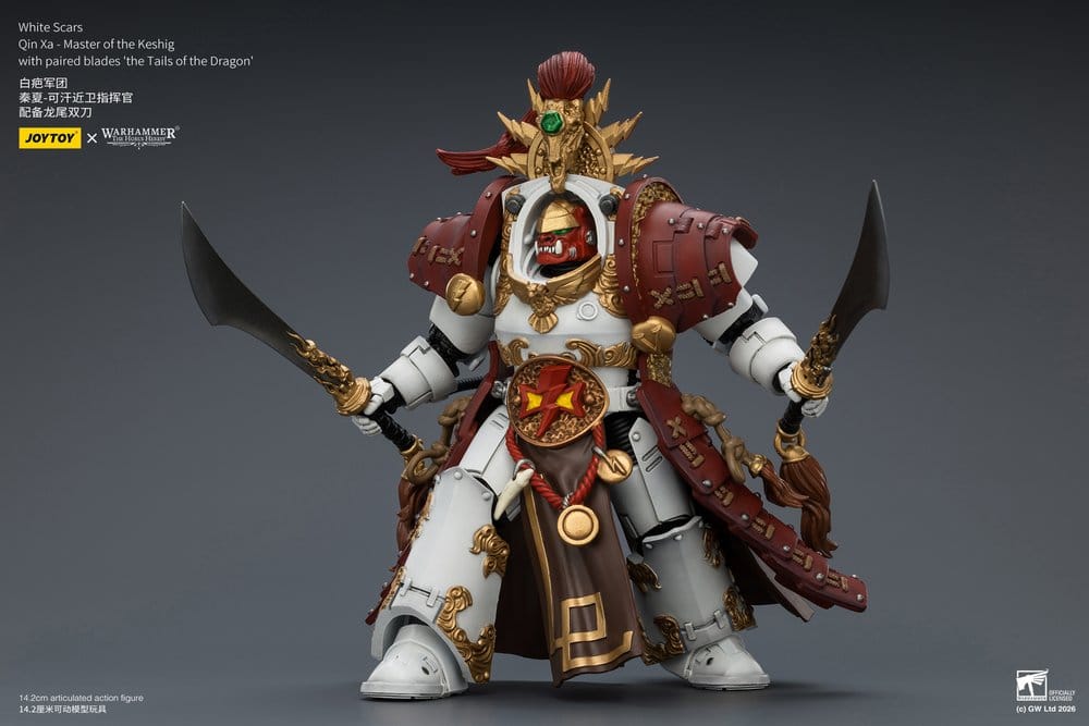 Warhammer The Horus Heresy Action Figure White Scars Qin Xa - Master of the Keshig 14 cm - Joy Toy Action Figures