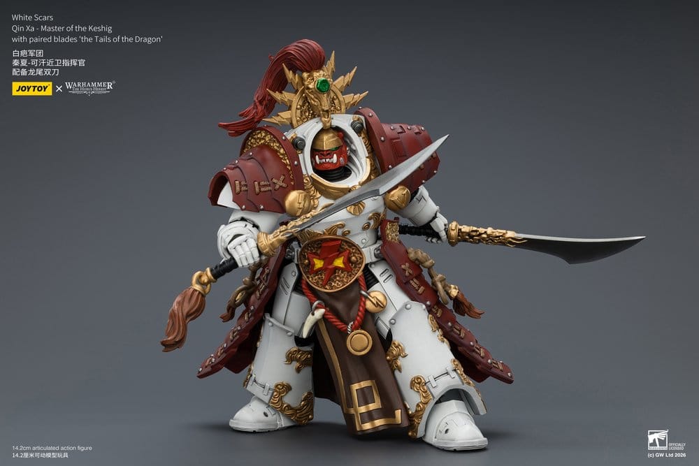 Warhammer The Horus Heresy Action Figure White Scars Qin Xa - Master of the Keshig 14 cm - Joy Toy Action Figures