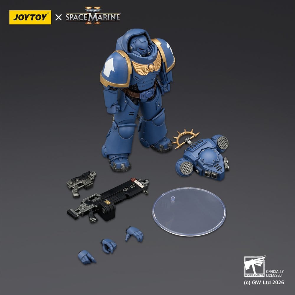 Warhammer 40,000 Action Figure Game Edition Ultramarines Heavy Intercessor 13 cm - Joy Toy Action Figures
