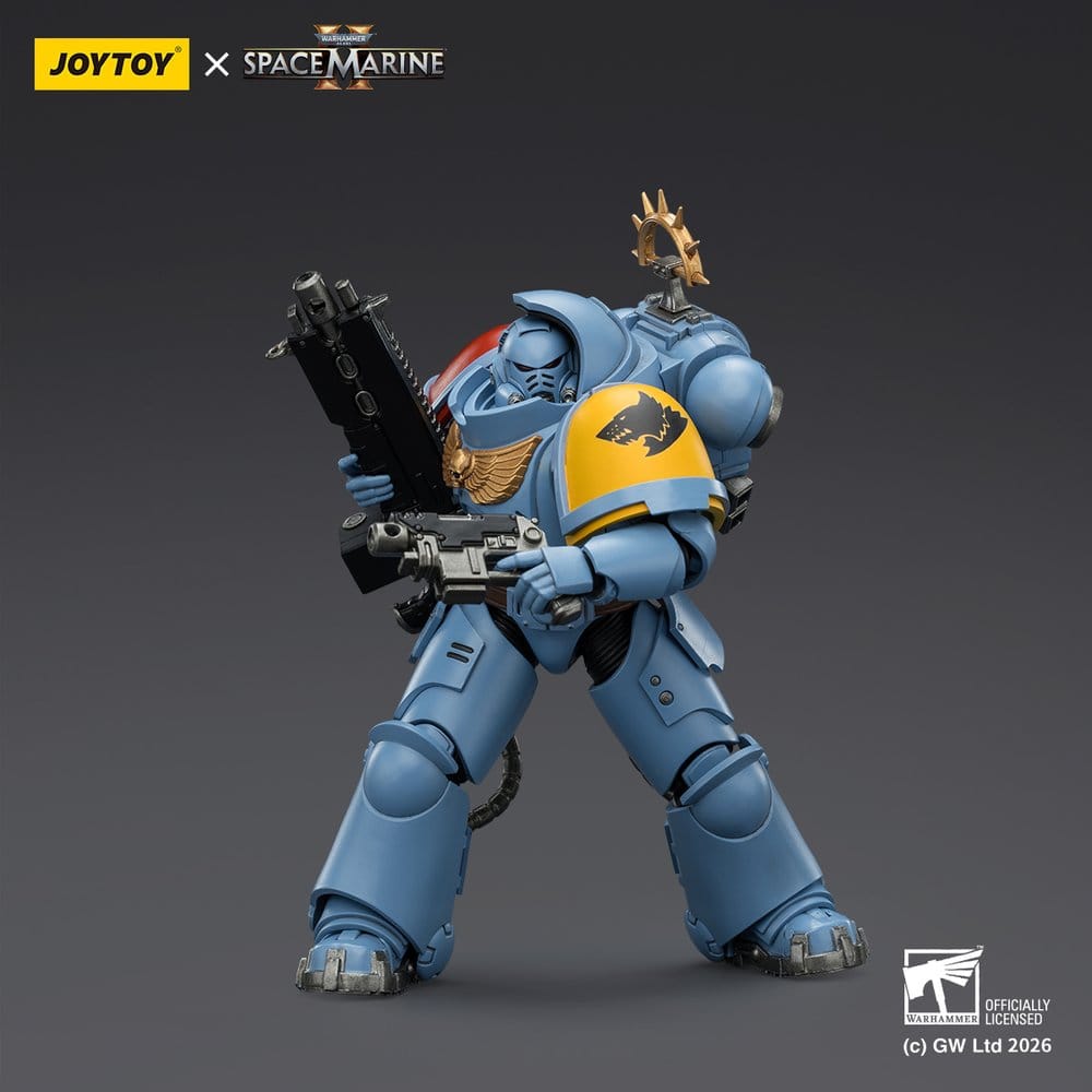 Warhammer 40,000 Action Figure Game Edition Space Wolves Heavy Intercessor 13 cm - Joy Toy Action Figures