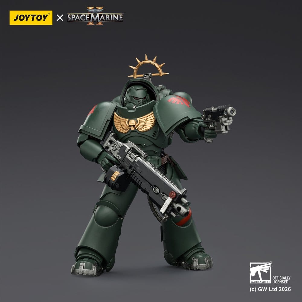 Warhammer 40,000 Action Figure Game Edition Dark Angels Heavy Intercessor 13 cm - Joy Toy Action Figures