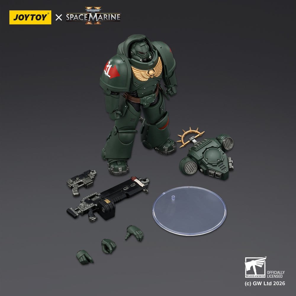 Warhammer 40,000 Action Figure Game Edition Dark Angels Heavy Intercessor 13 cm - Joy Toy Action Figures