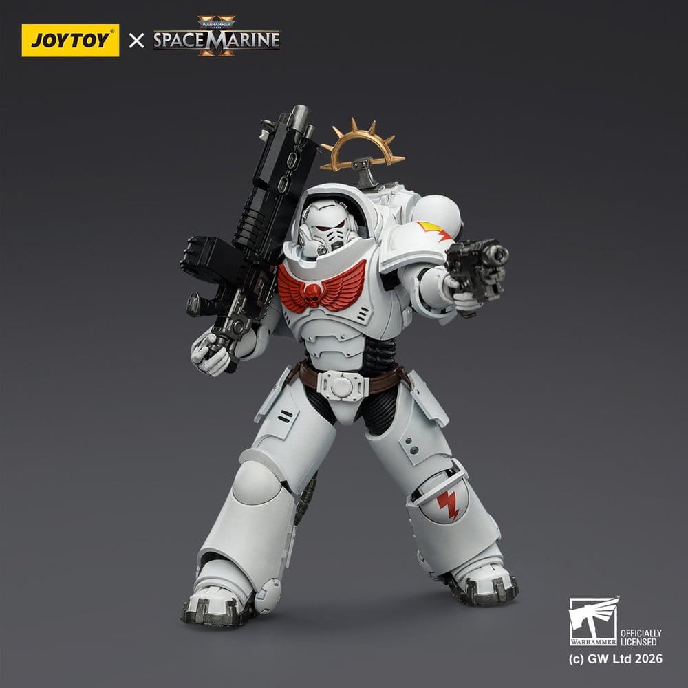 Warhammer 40,000 Action Figure Game Edition White Scars Heavy Intercessor 13 cm - Joy Toy Action Figures