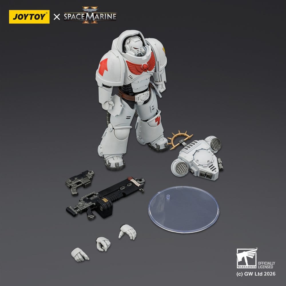 Warhammer 40,000 Action Figure Game Edition White Scars Heavy Intercessor 13 cm - Joy Toy Action Figures