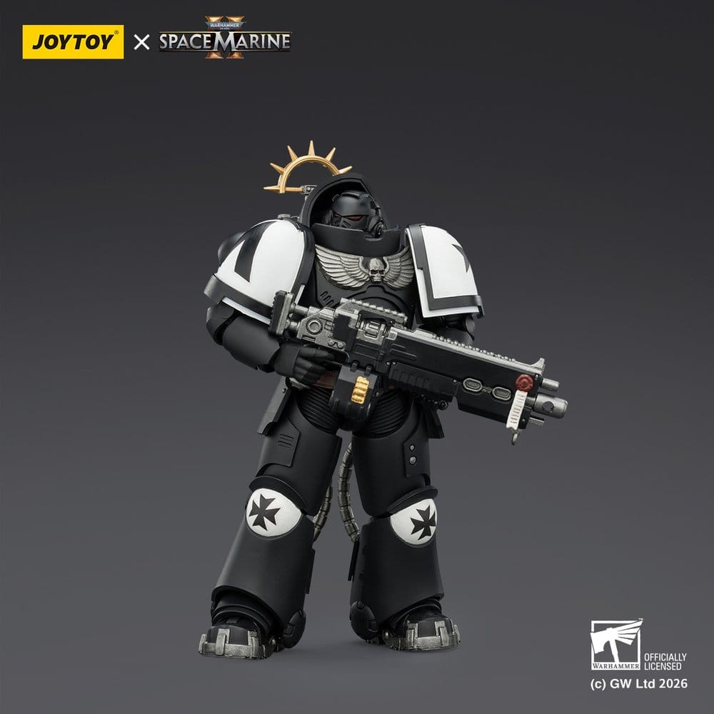 Warhammer 40,000 Action Figure Game Edition Black Templars Heavy Intercessor 13 cm - Joy Toy Action Figures