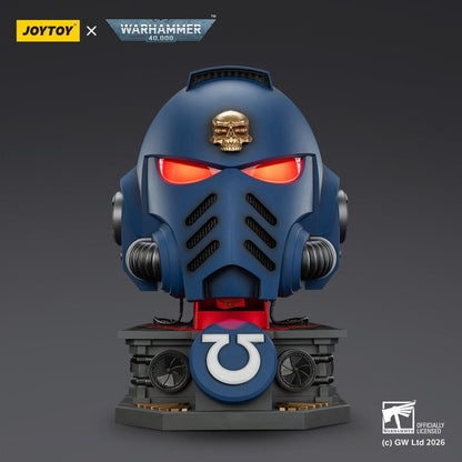 Warhammer 40,000 Captain MkX Helmet & Display Stand Ultramarines 44 cm - Joy Toy Action Figures
