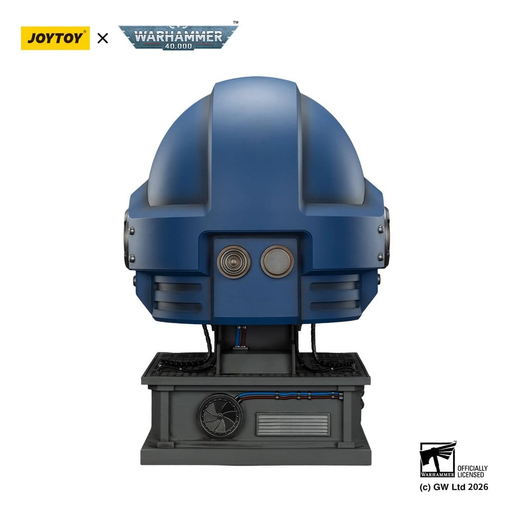 Warhammer 40,000 Captain MkX Helmet & Display Stand Ultramarines 44 cm - Joy Toy Action Figures