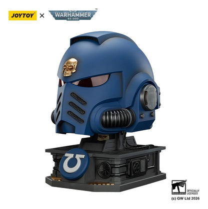 Warhammer 40,000 Captain MkX Helmet & Display Stand Ultramarines 44 cm - Joy Toy Action Figures